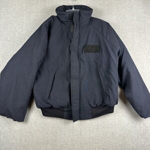 USN US Navy Shipboard Cold Weather FR Jacket Mens XL Blue Valley Apparel Bomber